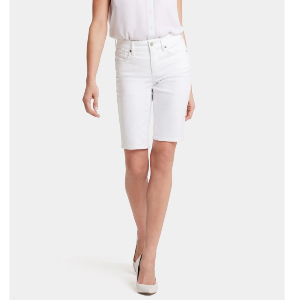 Not Your Daughter Jeans White Bermuda Shorts